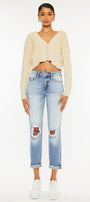 Milan High Rise Mom Jeans - Official Kancan USA