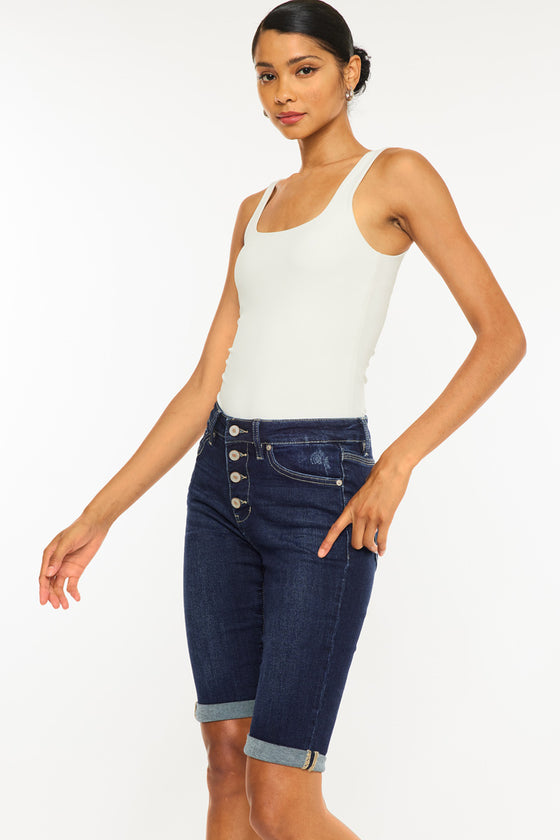 Jamie High Rise Bermuda Shorts - Official Kancan USA