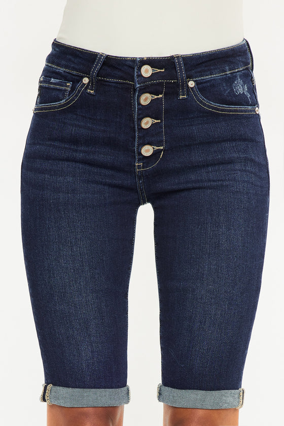 Jamie High Rise Bermuda Shorts - Official Kancan USA