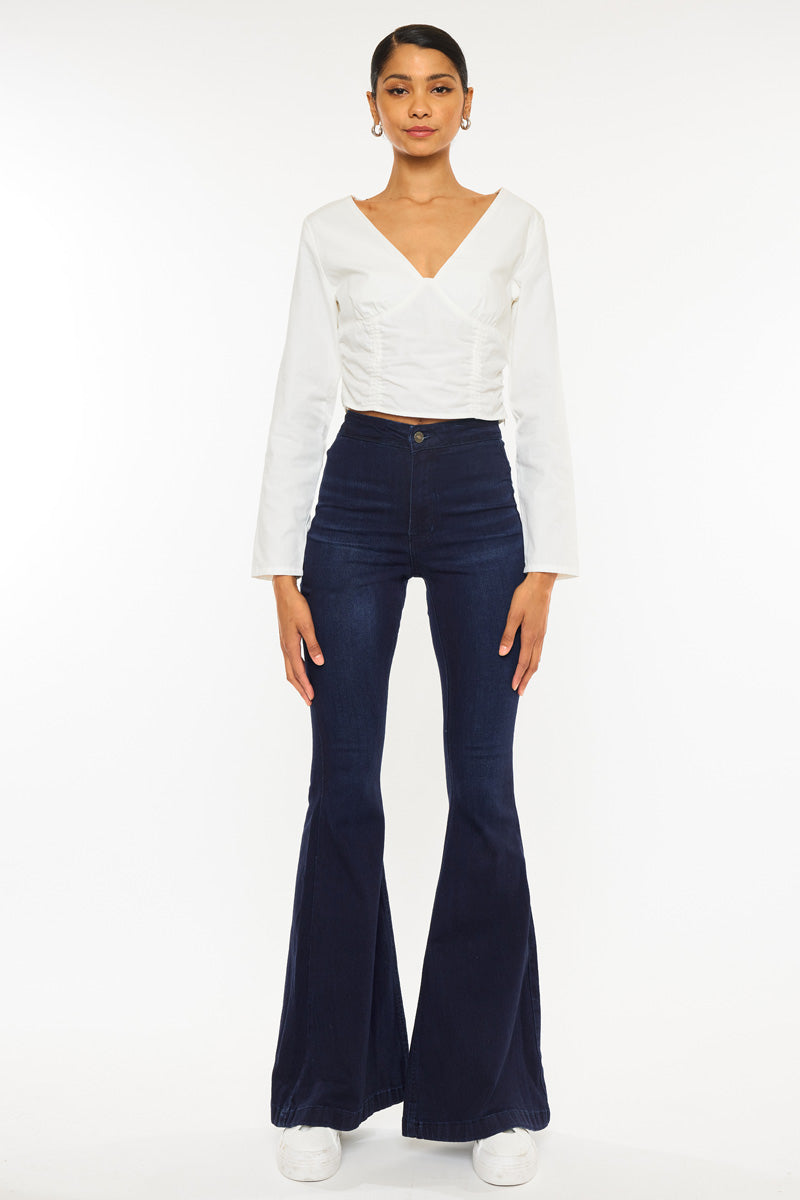 Jainey High Rise Flare Jeans – Official Kancan USA