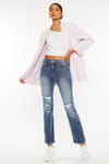 Norrine High Rise Slim Straight Jeans - Official Kancan USA
