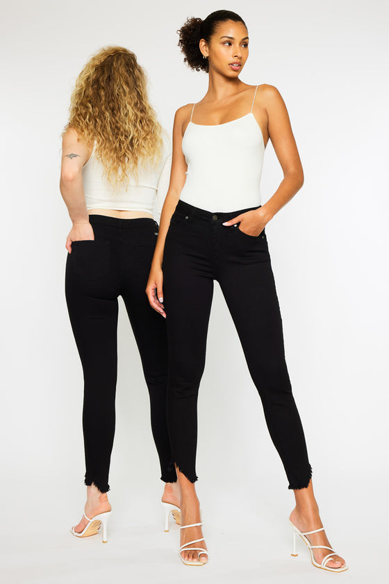 Dayana High Rise Ankle Skinny Jeans - Official Kancan USA