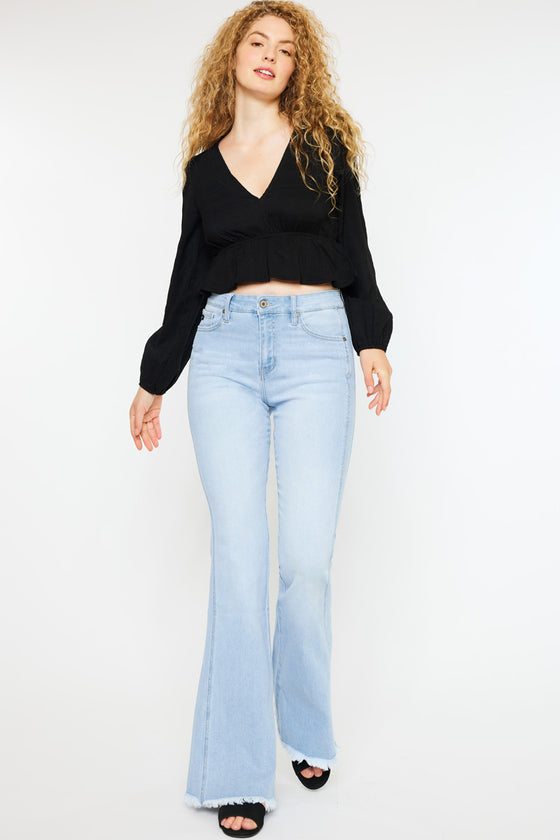 Annika High Rise Flare Jeans - Curvy - Official Kancan USA