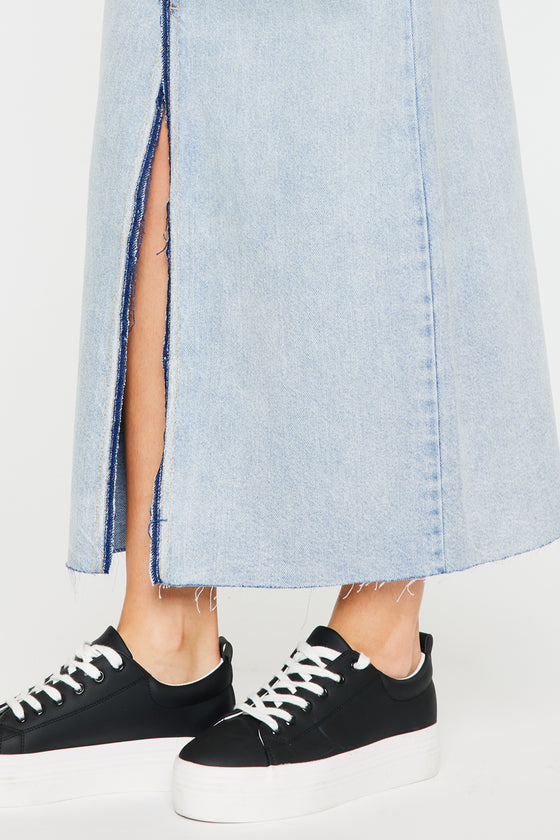 Babe Maxi Denim Skirt - Official Kancan USA