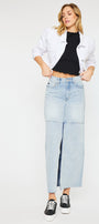 Babe Maxi Denim Skirt - Official Kancan USA