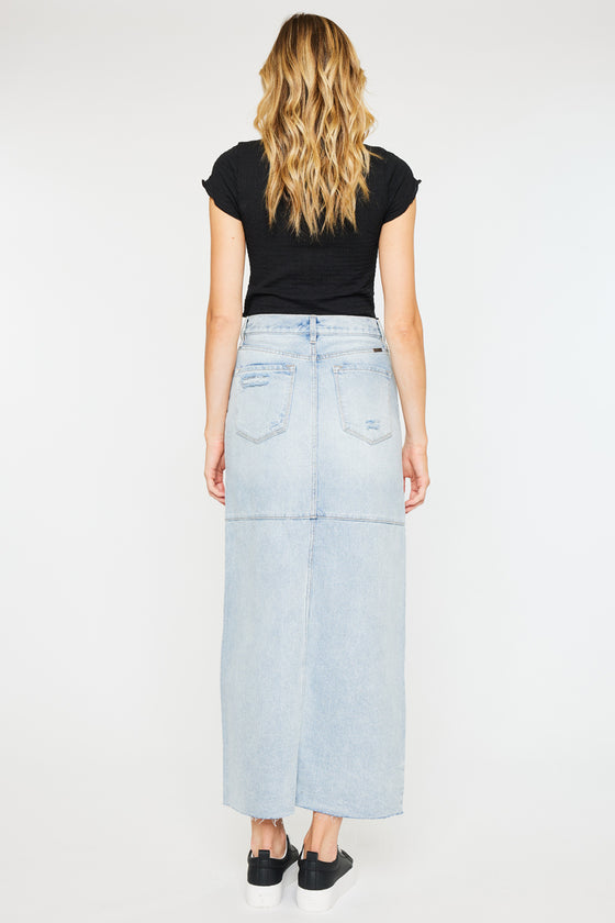 Babe Maxi Denim Skirt - Official Kancan USA