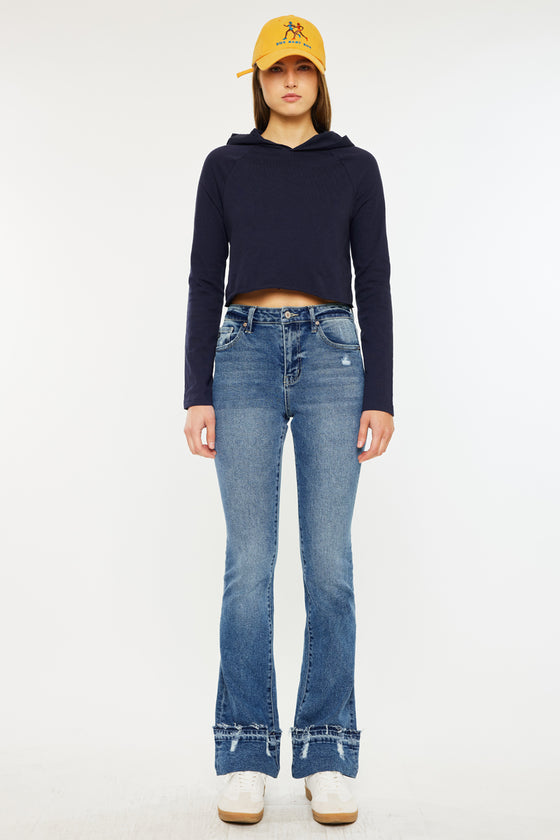 Donna High Rise Bootcut Jeans - Official Kancan USA