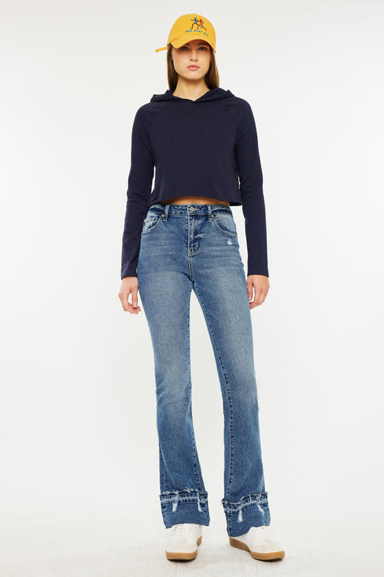 Donna High Rise Bootcut Jeans - Official Kancan USA