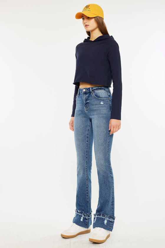 Donna High Rise Bootcut Jeans - Official Kancan USA