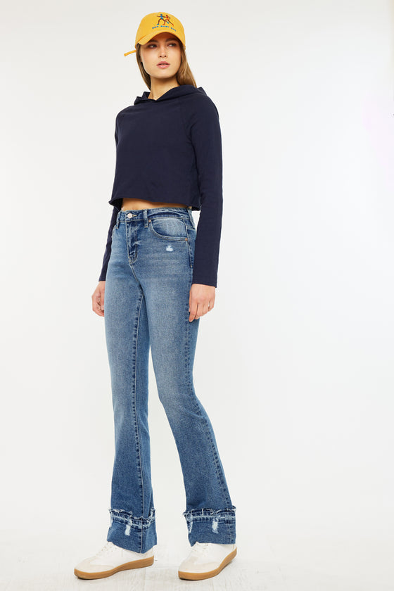 Donna High Rise Bootcut Jeans - Official Kancan USA