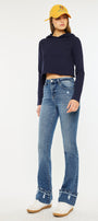 Donna High Rise Bootcut Jeans - Official Kancan USA