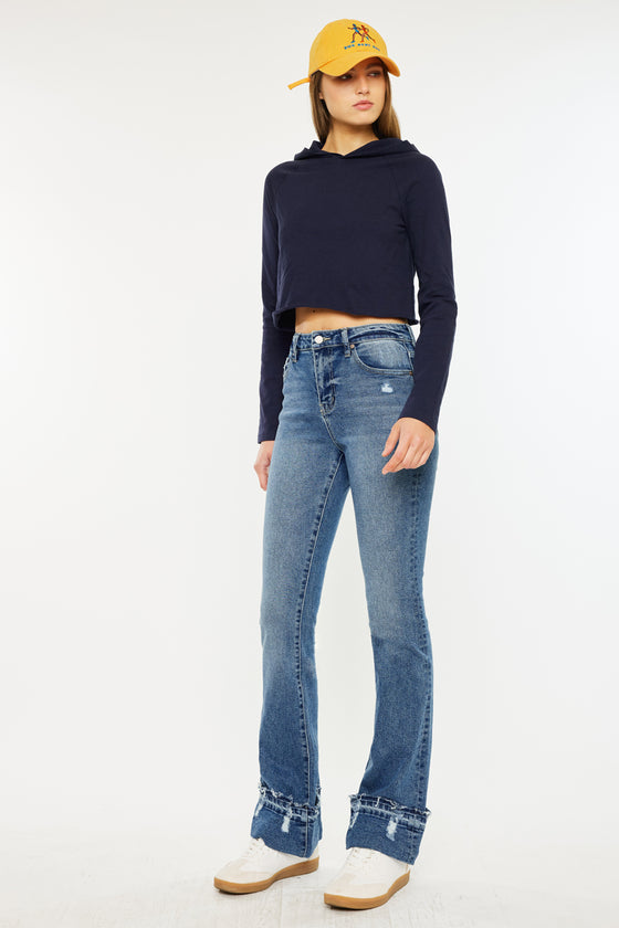 Donna High Rise Bootcut Jeans - Official Kancan USA