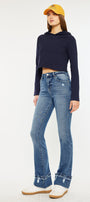 Donna High Rise Bootcut Jeans - Official Kancan USA