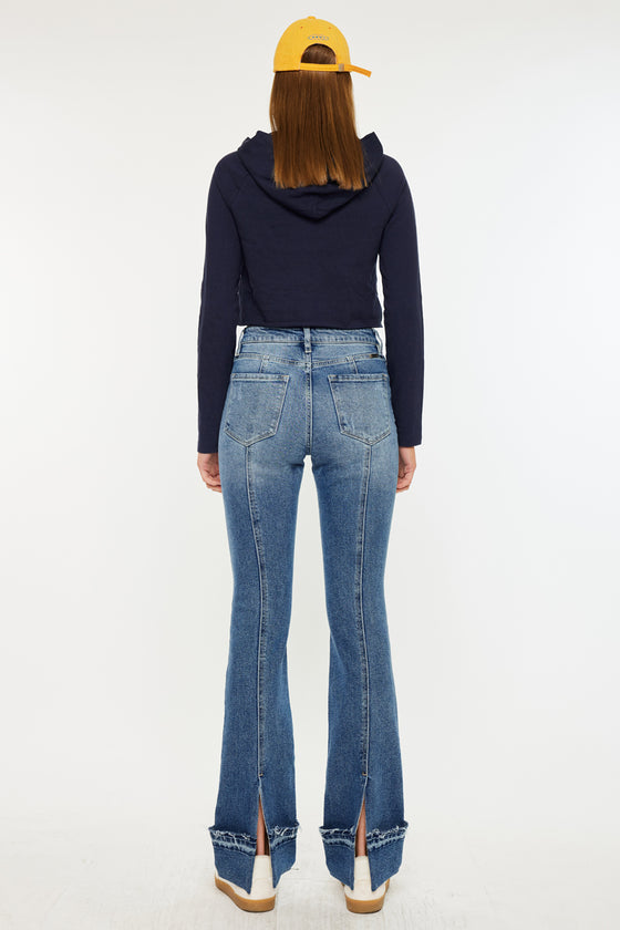 Donna High Rise Bootcut Jeans - Official Kancan USA