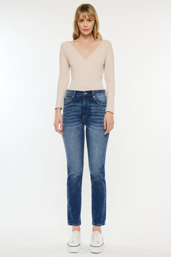 Deb High Rise Cigarette Leg Jeans - Official Kancan USA