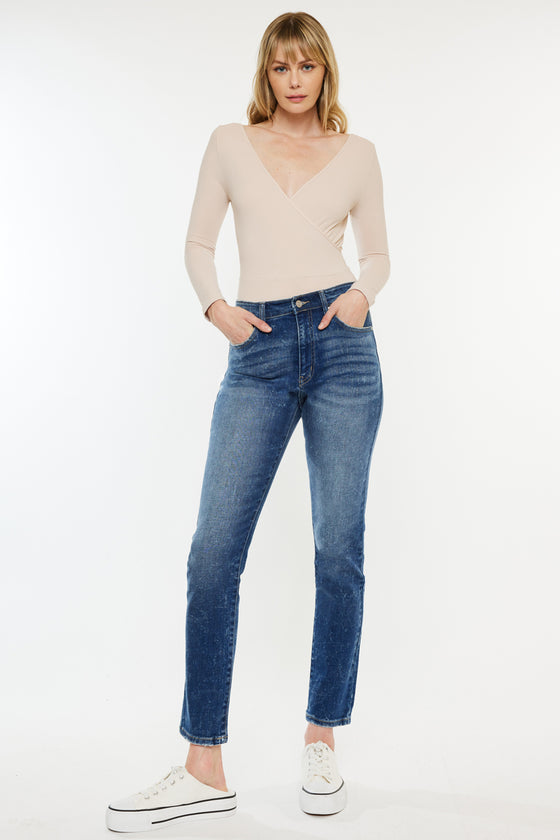 Deb High Rise Cigarette Leg Jeans - Official Kancan USA