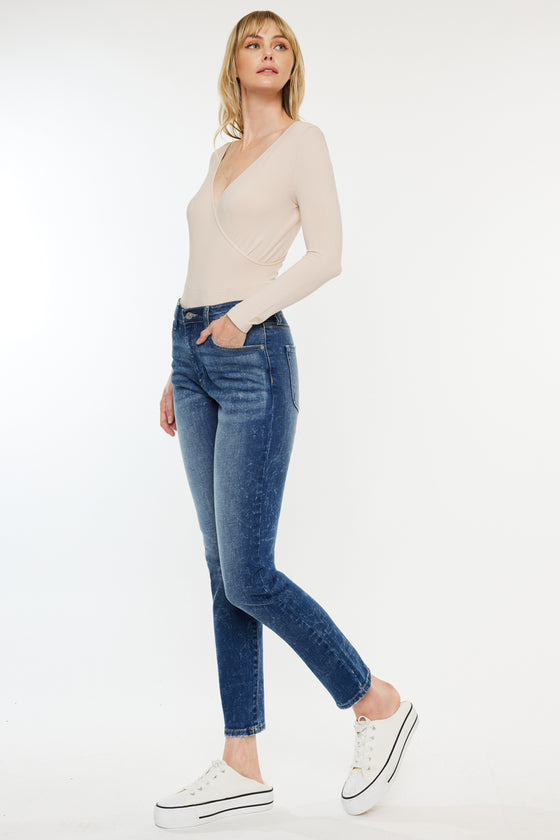 Deb High Rise Cigarette Leg Jeans - Official Kancan USA