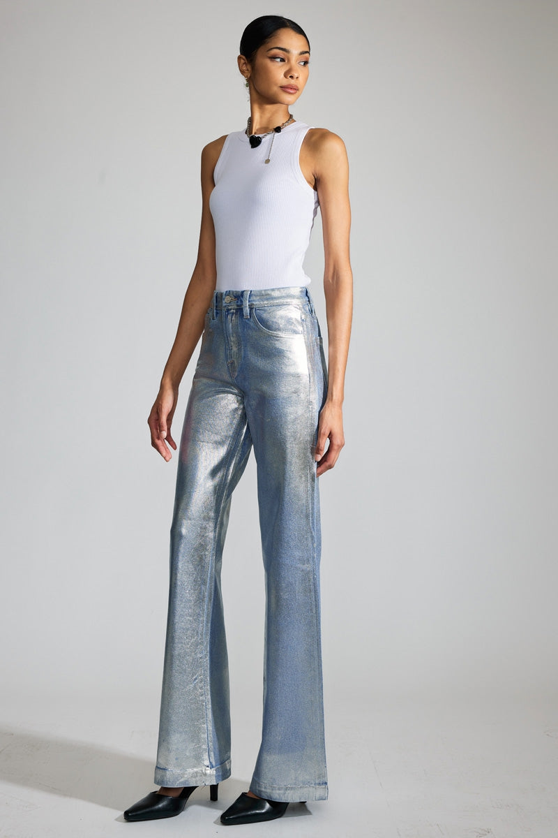 Luciana Premier High Rise Flare Jeans | Flattering Fit – Kancan USA