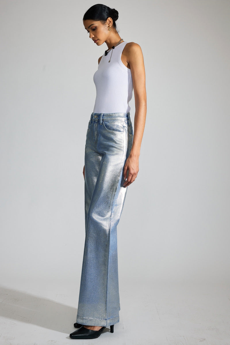 Luciana Premier High Rise Flare Jeans | Flattering Fit – Kancan USA