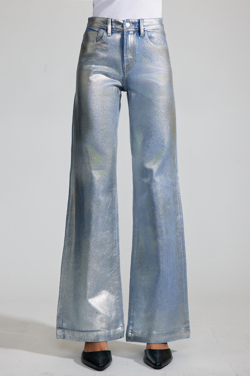 Luciana Premier High Rise Flare Jeans | Flattering Fit | Kancan USA