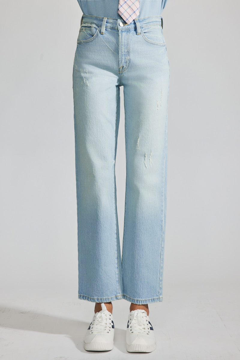 Marisela Premier High Rise Straight Jeans - Official Kancan USA