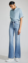 Aisha Premier High Rise Holly Flare Jeans - Official Kancan USA