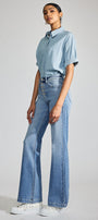 Aisha Premier High Rise Holly Flare Jeans - Official Kancan USA