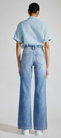 Aisha Premier High Rise Holly Flare Jeans - Official Kancan USA