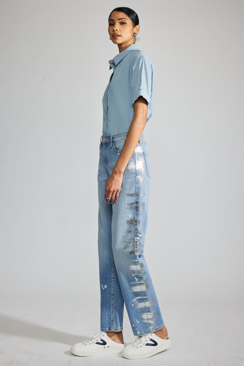 Genevieve Premier High Rise Straight Jeans - Official Kancan USA