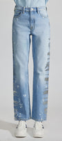 Genevieve Premier High Rise Straight Jeans - Official Kancan USA