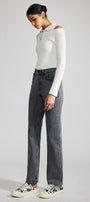 Lou Premier Ultra High Rise 90's Straight Leg Jeans - Official Kancan USA