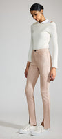 Peach Premier High Rise Slit Hem Skinny - Official Kancan USA