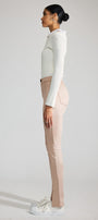 Peach Premier High Rise Slit Hem Skinny - Official Kancan USA