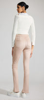 Peach Premier High Rise Slit Hem Skinny - Official Kancan USA