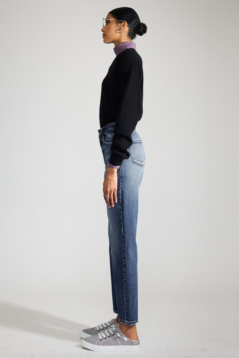 パンツ high waist straight denim pants Dorothea Premier High Rise Straight – Kancan USA