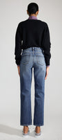 Dorothea Premier High Rise Straight Jeans - Official Kancan USA
