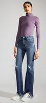 Mia Premier High Rise Distressed Flare - Official Kancan USA