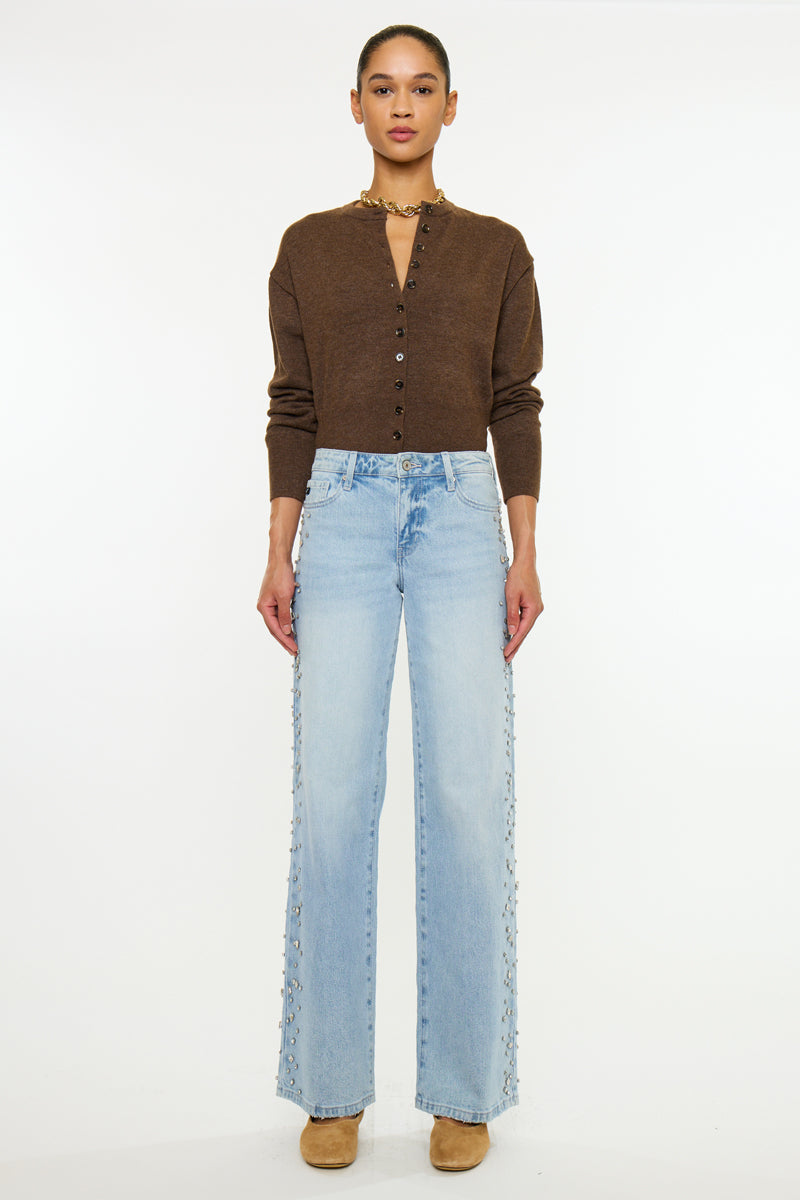 Rhinee Mid Rise Wide * No price - Official Kancan USA