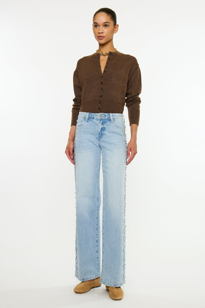Rhinee Mid Rise Wide * No price - Official Kancan USA