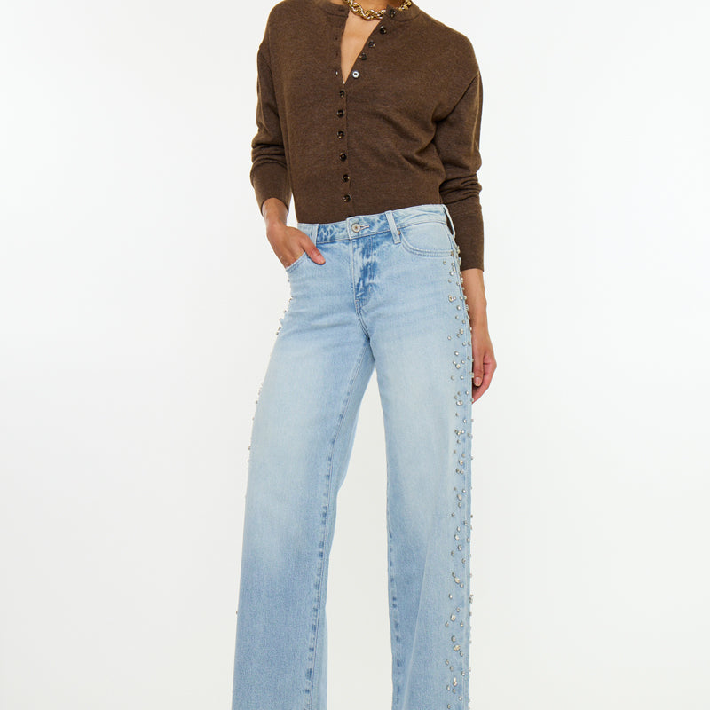 Rhinee Mid Rise Wide * No price - Official Kancan USA
