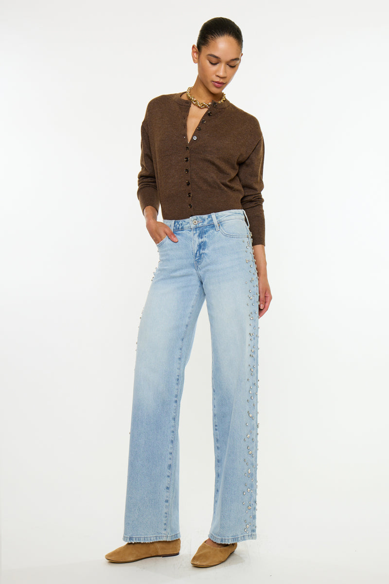 Rhinee Mid Rise Wide * No price - Official Kancan USA