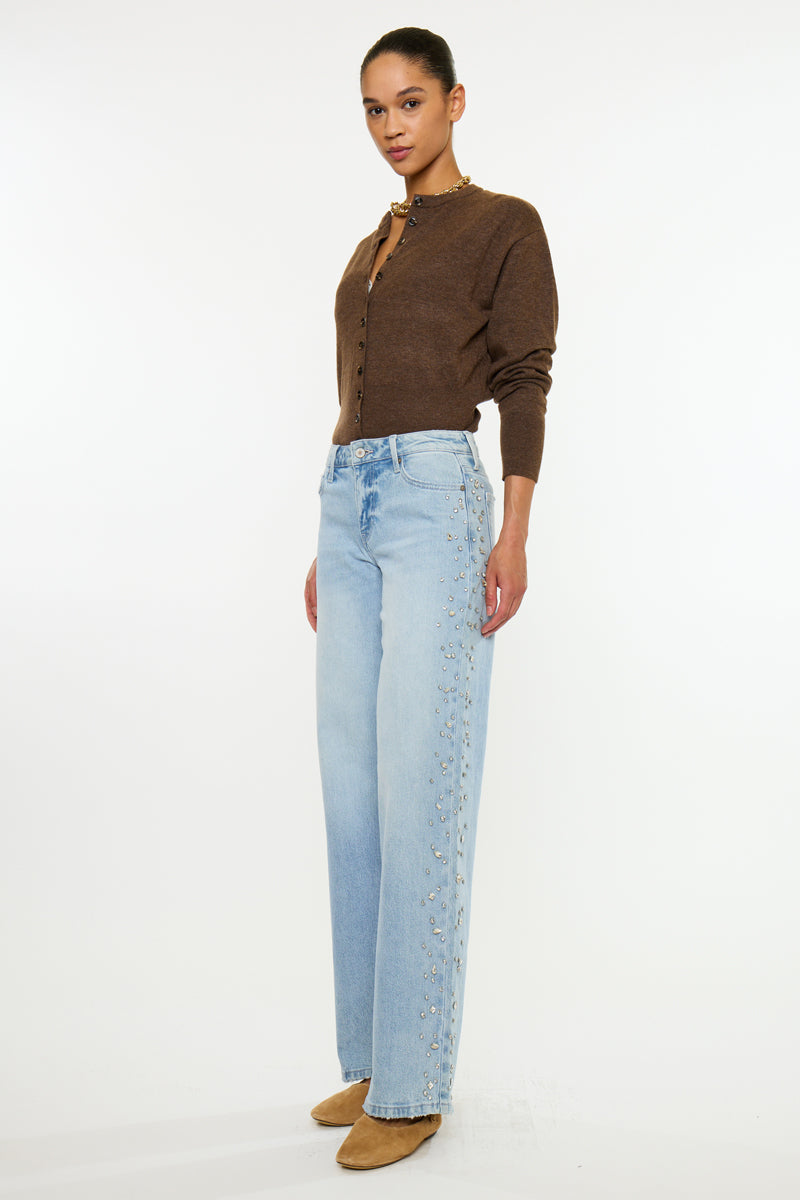 Rhinee Mid Rise Wide * No price - Official Kancan USA