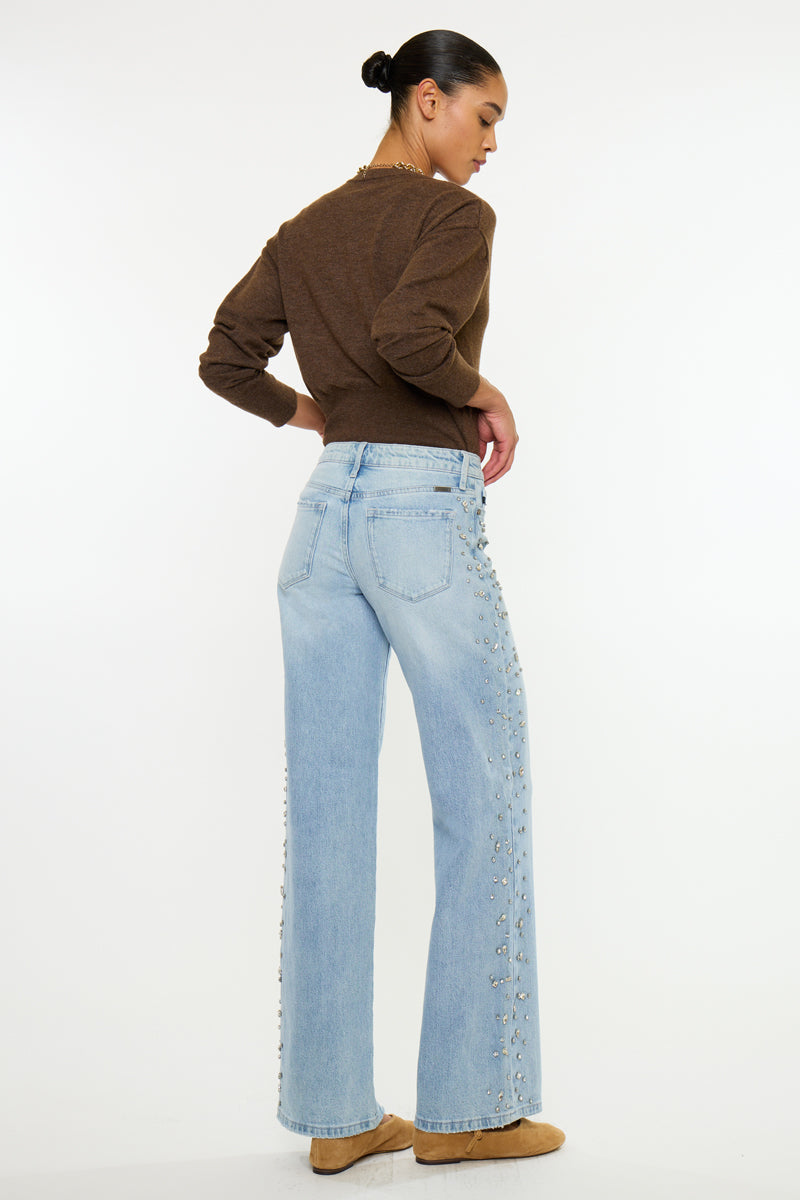 Rhinee Mid Rise Wide * No price - Official Kancan USA