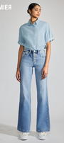 Aisha Premier High Rise Holly Flare Jeans - Official Kancan USA
