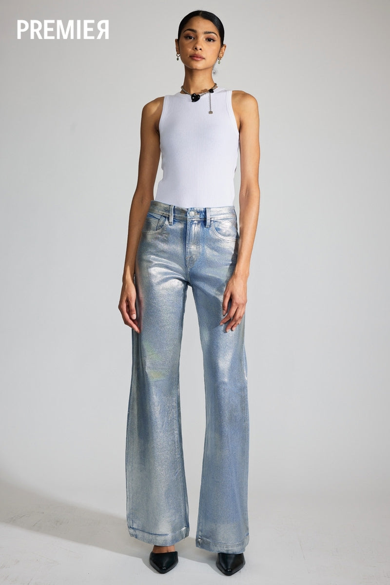 Luciana Premier High Rise Flare Jeans | Flattering Fit | Kancan USA
