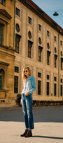 Mollie High Rise 90's Criss Cross Jeans - Official Kancan USA