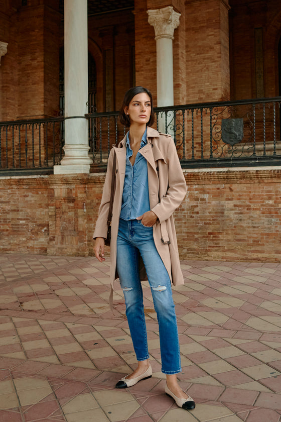Diana High Rise Slim Straight Jeans - Official Kancan USA