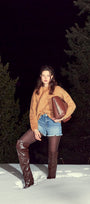 Janelle High Rise Mom Shorts - Official Kancan USA