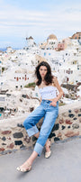 Leslie High Rise Crop Wide Jeans – Stretch Medium Wash - Official Kancan USA