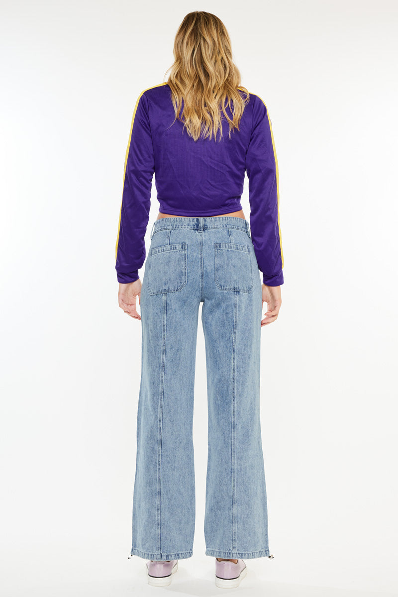 Madison Mid Rise Baggy Fit Jeans - Official Kancan USA